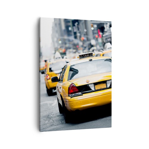 Quadro tela 50x70cm taxi - quadro,
