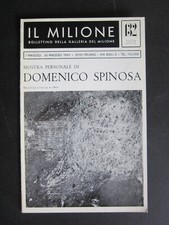 IL MILIONE 132 MAGGIO 1969 - DOMENICO SPINOSA - GALLERIA DEL MILIONE - MILANO