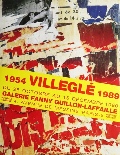Jacques villeglé affiche - jacques, villeglÉ.