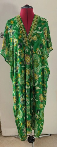 Caftano zara verde lucido - caftano,