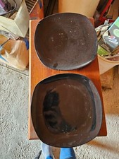 2 PIATTI neri squadrati