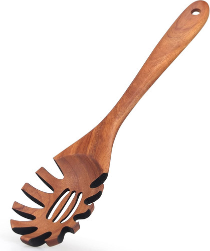 Cucchiaio pasta legno con - cucchiaio,