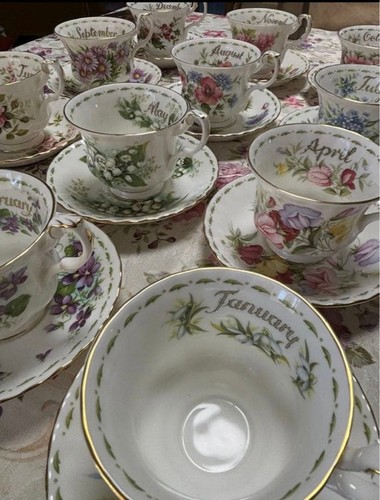 Set tazze piattini - 12, royal