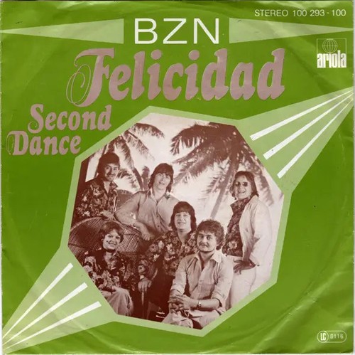 Bzn felicidad vinyl single - felicidad,