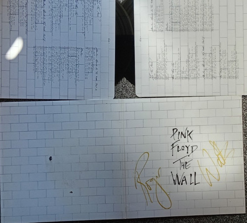 Roger waters signed pink - signed, floyd