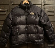 The North Face Vintage Nuptse 700 Piumino Giubbotto Nero Uomo Taglia XL