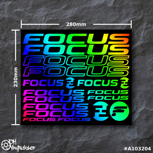 Focus set adesivi ologramma - , |