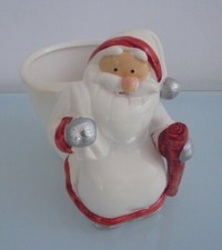 BABBO NATALE CON CONTENITORE DECORAZIONE NATALIZIA PORTA PENNE PORTA VASO - MD1 