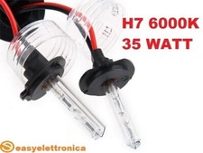 2 LAMPADE H7  35W  RICAMBIO  KIT XENON XENO 6000K LUCE LAMPADINA ANABBAGLIANTI