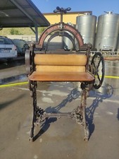 Pressa tessuti Triumph e Mangel vintage primi del 1900