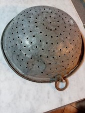  Antico Scolapasta In Rame