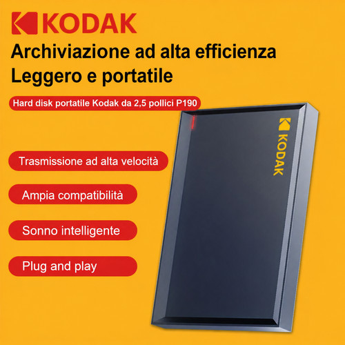 Hard disk esterno kodak - esterno,