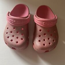crocs bambina C8 (n. 24) Rosa Glitter