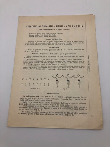 Opuscolo vintage esercizio - vintage,