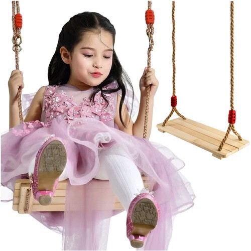 Altalena legno seggiolino e - legno,