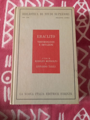 Eraclito testimonianze - eraclito, e