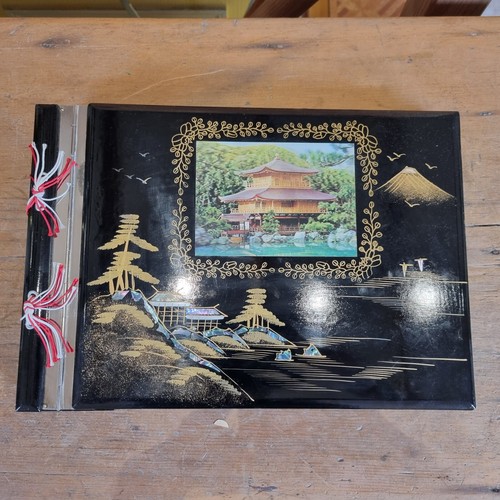 Vintage japanned musical empty - vintage,