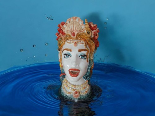 Testa moro sirena in - moro, "sirena"