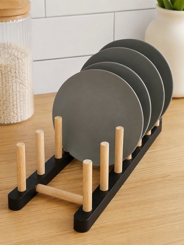 Porta piatti legno - porta, posti
