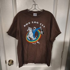 T-shirt Bob Log III marrone grafica adulto grande 100% cotone