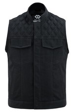 Gilet Gilet Gilet Sons of Anarchy Styles Gilet Vita Diamante Punto Trapuntato