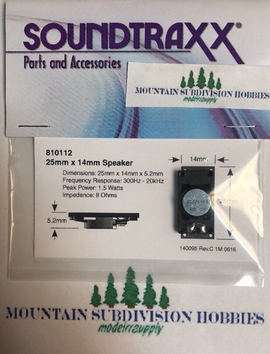 Soundtraxx 810112 altoparlante - soundtraxx,