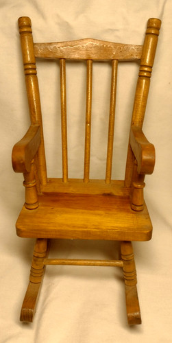 Sedia dondolo vintage fatta - dondolo,