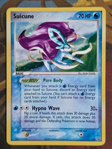 Pokemon suicune 030 - 030, black