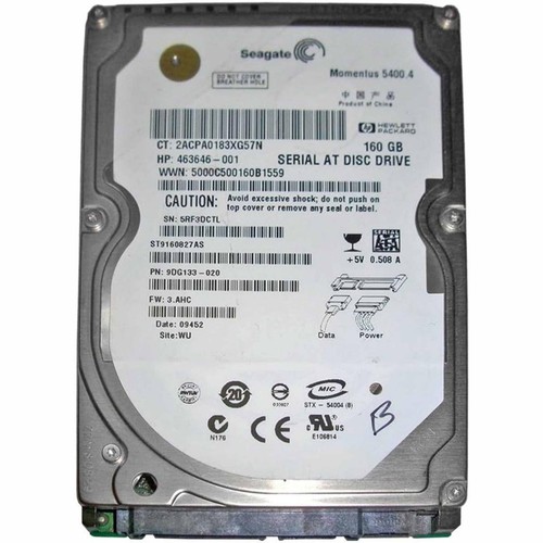 Hard disk 160gb - seagate, sata