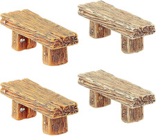 4 Pezzi Miniatura Panchina