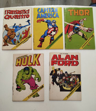 5 ALBI IN ESCLUSIVA PER ELAH - Alan Ford Hulk Thor Capitan America Fantastici ..
