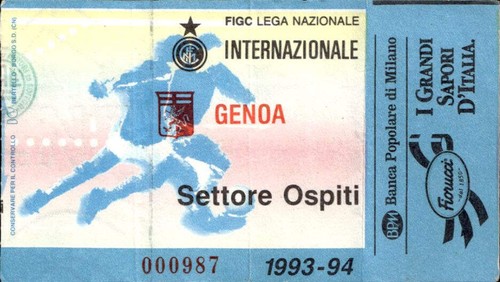 Biglietto calcio inter - biglietto, vs