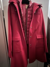 Giacca con giubbotto trapuntato Fay taglia L rosso come nuovo NP 1890,-