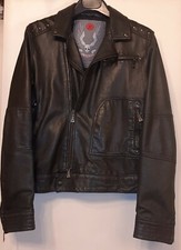 OCCASIONE!! Giubbotto JOHN RICHMOND originale Pelle Nera  