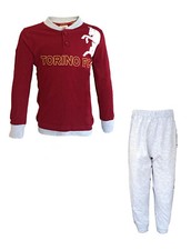 Pigiama Bambino Lungo in Cotone FC Torino Prodotto Ufficiale Art. TO16052