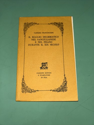 Maggio drammatico nel - il,
