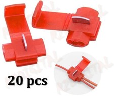 20x AWG22-10 RED INSULATED