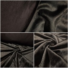 Tessuto Decorativo In Finta Pelle Scura Sintetica