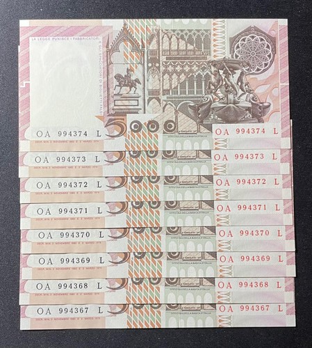 Italy 5000 lire - lire, antonello