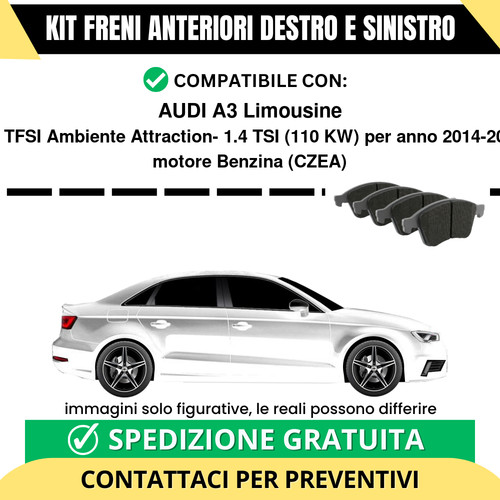 Pastiglie freno anteriori per - freno,