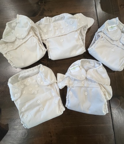 Lot white bumgenius - of, 5