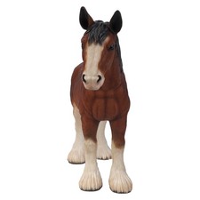 Statua in resina cavallo da