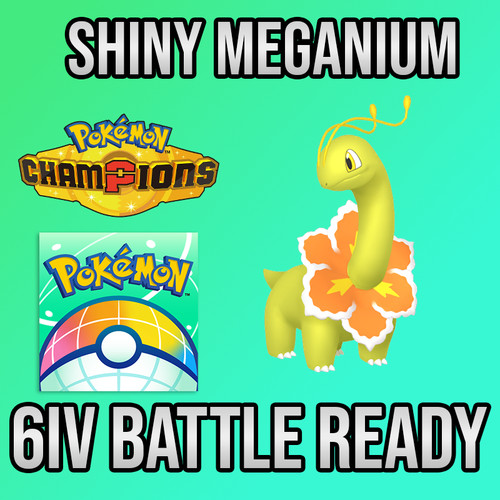 6iv shiny meganium - shiny, meganium✨