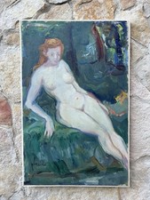 Quadro -Nudo Artistico- Errico Placido dipinto a olio su tela