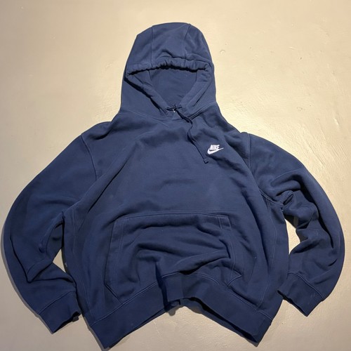Felpa nike blu navy - blu,