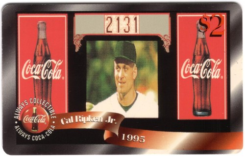 Coca cola cal ripken - $2.,