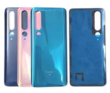 COVER POSTERIORE BACK Per XIAOMI MI 10 5G MI10 SCOCCA VETRO M2001J2G +BIADESIVO