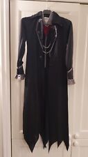 Costume vampiro gotico nero bambino anni 10 - 12