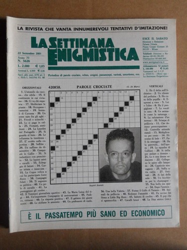 Settimana enigmistica 3626 - settimana, n�3626
