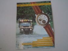 advertising Pubblicità 1990 CAMEL TROPHY WATCH MULTICHRONO